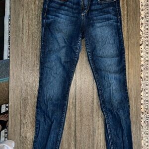 Skinny ankle Joe’s jeans, barely worn, 28, dark wash